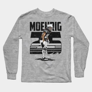 Tre'von Moehrig Las Vegas Number Bars Long Sleeve T-Shirt